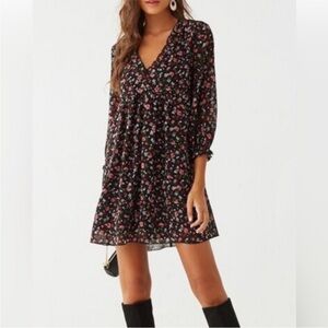 Forever 21 Floral Dress, Size S